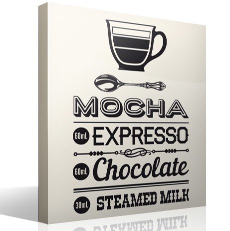 Vinilos Decorativos: Coffee Mocha