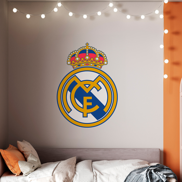 Vinilos Decorativos: Escudo Real Madrid Color