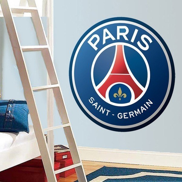Vinilos Decorativos: Escudo París Saint-Germain PSG Color