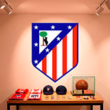 Vinilos Decorativos: Escudo Atlético de Madrid Color 12
