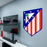 Vinilos Decorativos: Escudo Atlético de Madrid Color 15