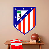 Vinilos Decorativos: Escudo Atlético de Madrid Color 16