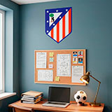 Vinilos Decorativos: Escudo Atlético de Madrid Color 18