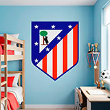 Vinilos Decorativos: Escudo Atlético de Madrid Color 19