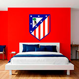 Vinilos Decorativos: Escudo Atlético de Madrid Color 8