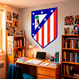 Vinilos Decorativos: Escudo Atlético de Madrid Color 10