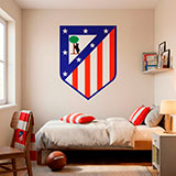 Vinilos Decorativos: Escudo Atlético de Madrid Color 11