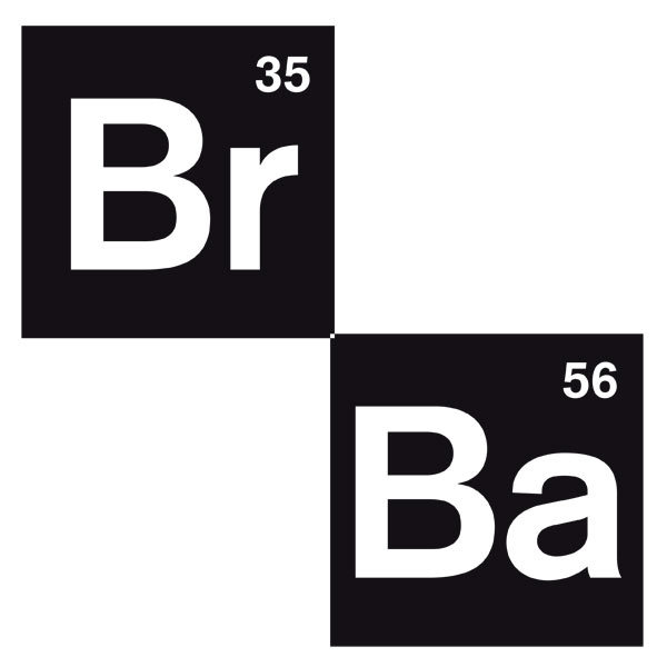 Vinilos Decorativos: Logo Breaking Bad 2