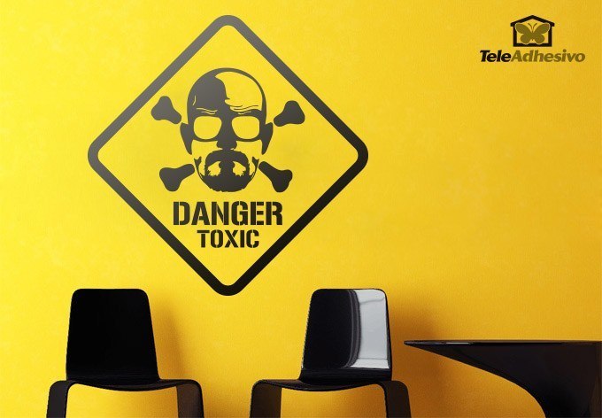 Vinilos Decorativos: Heisenberg Danger Toxic