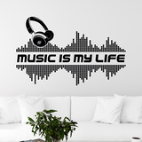 Vinilos Decorativos: Music is my life 2