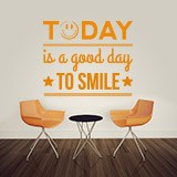 Vinilos Decorativos: Today is a good day to smile 2