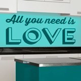 Vinilos Decorativos: All you need is love 2
