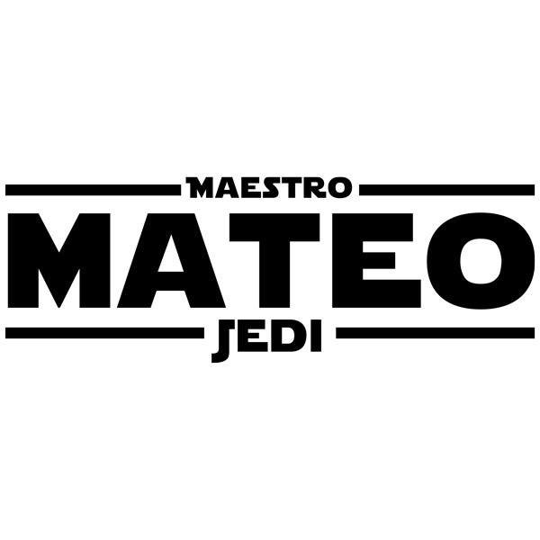 Vinilos Decorativos: Maestro Jedi Personalizado