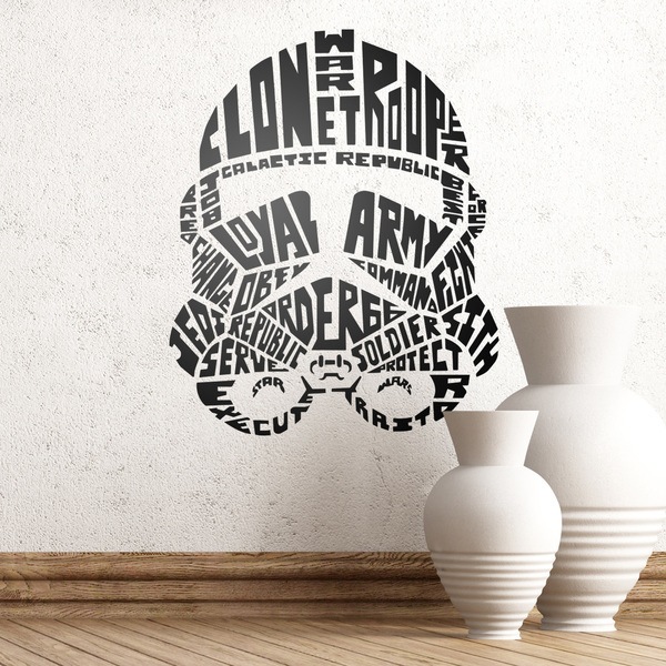 Vinilos Decorativos: Tipográfico Stormtrooper