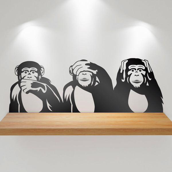 Vinilos Decorativos: Los tres monos sabios