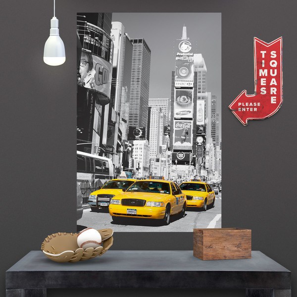 Vinilos Decorativos: Taxis en Times Square