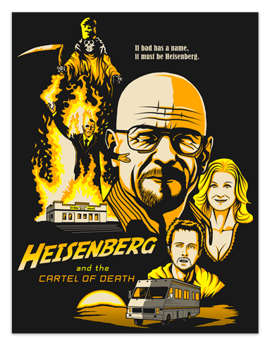 Vinilos Decorativos: Póster adhesivo Breaking Bad
