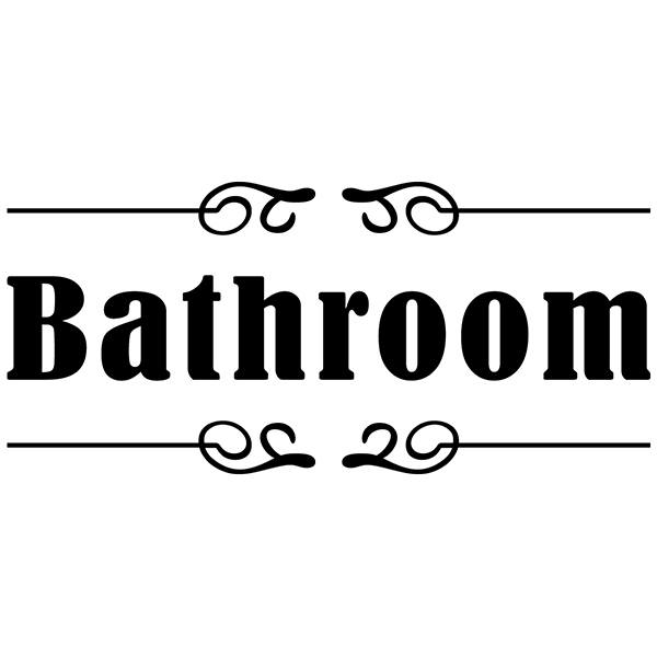 Vinilos Decorativos: Señalización - Bathroom