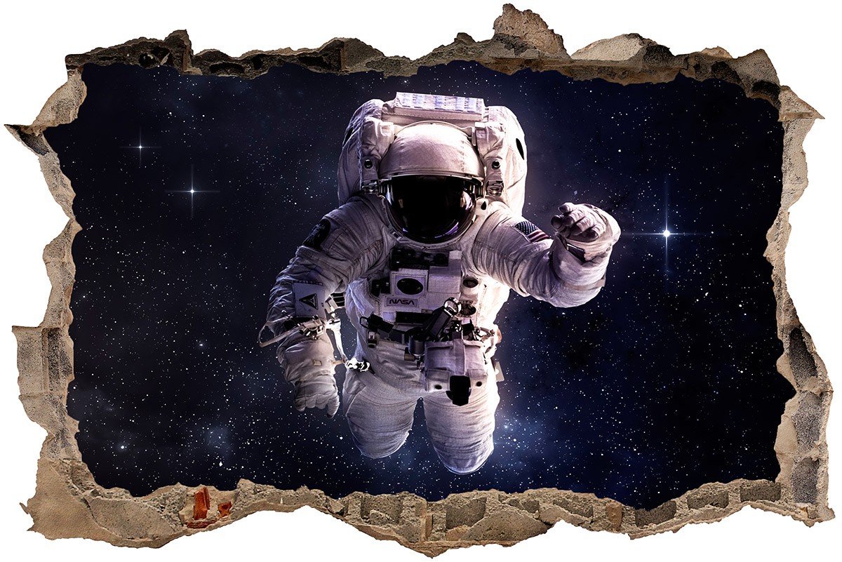 Vinilos Decorativos: Agujero Astronauta