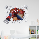 Vinilos Decorativos: Agujero de pared Spiderman 5