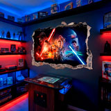 Vinilos Decorativos: Agujero El despertar de la Fuerza Star Wars 6