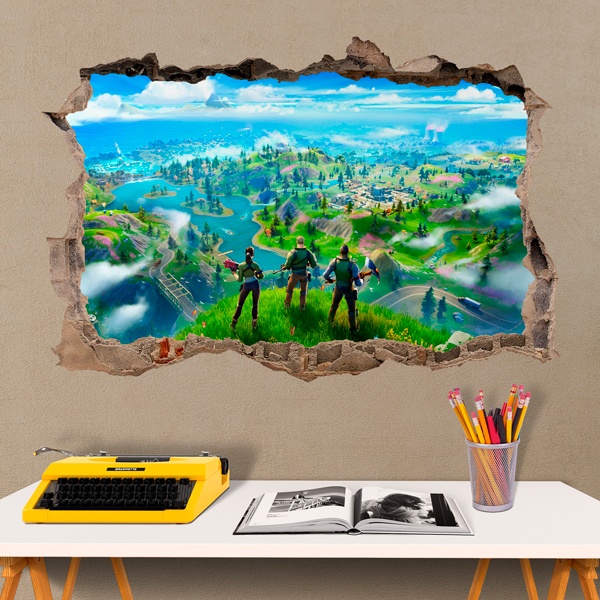 Vinilos Decorativos: Fortnite preparados