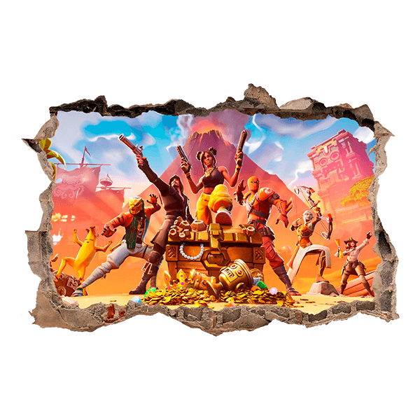 Vinilos Decorativos: Fortnite cofre