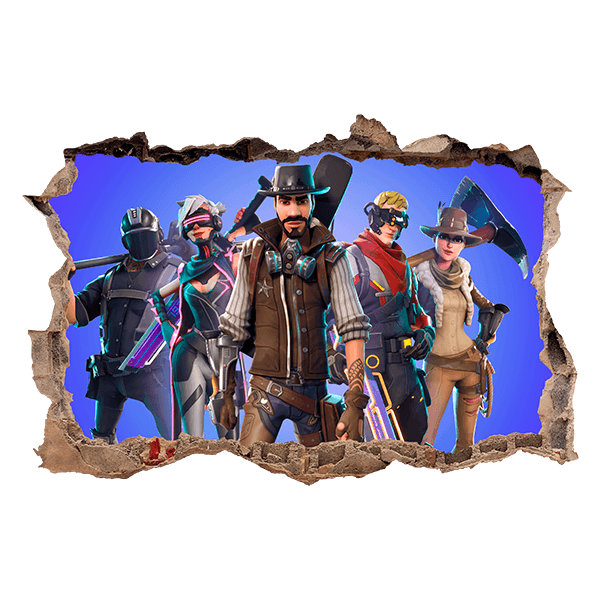 Vinilos Decorativos: Fortnite equipo