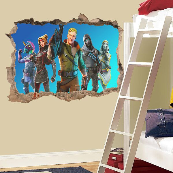 Vinilos Decorativos: Escuadrón fondo azul