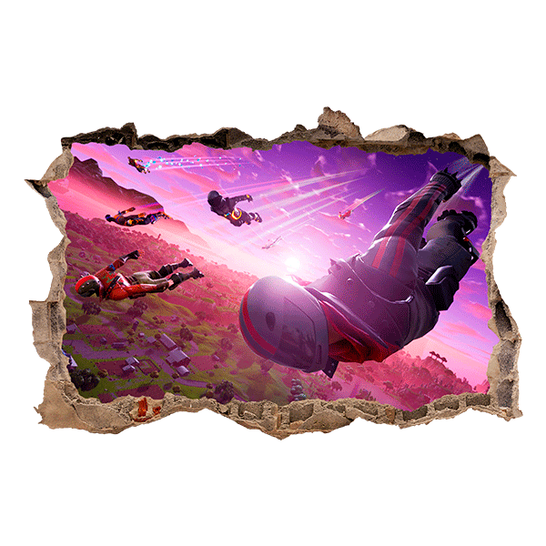 Vinilos Decorativos: Fortnite vuelo