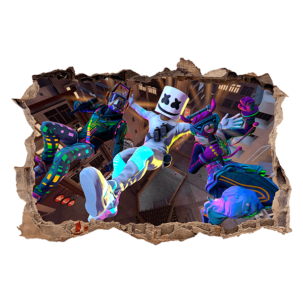 Vinilos Decorativos: Aterrizaje Fortnite