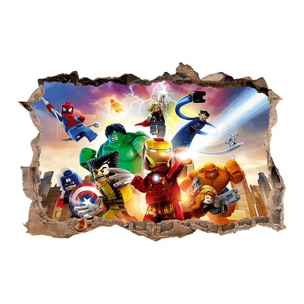 Vinilos Infantiles: Lego, Los vengadores