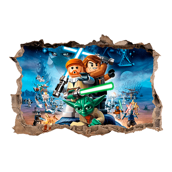 Vinilos Infantiles: Lego, Star wars personajes