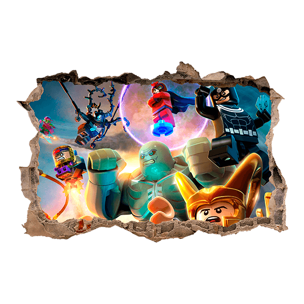 Vinilos Infantiles: Lego, Supervillanos