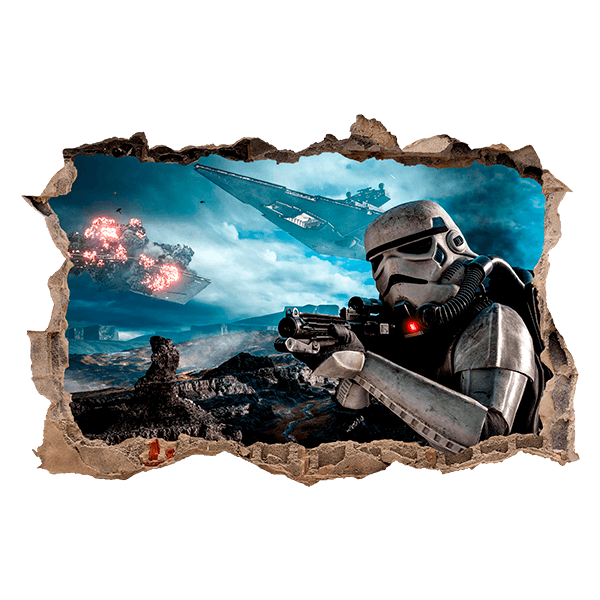 Vinilos Decorativos: Stormtrooper apuntando