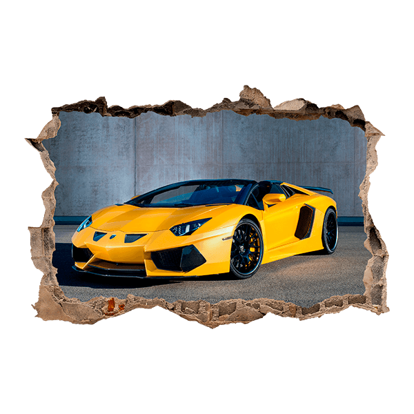 Vinilos Decorativos: Lamborghini Amarillo