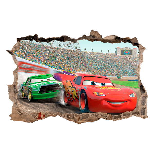 Vinilos Decorativos: Agujero Rayo McQueen en Carrera