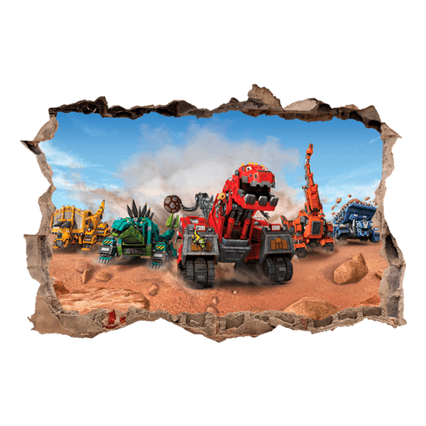 Vinilos Decorativos: Agujero Dinotrux