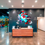 Vinilos Infantiles: Agujero de pared Spider-Verse 9