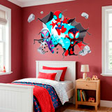 Vinilos Infantiles: Agujero de pared Spider-Verse 11