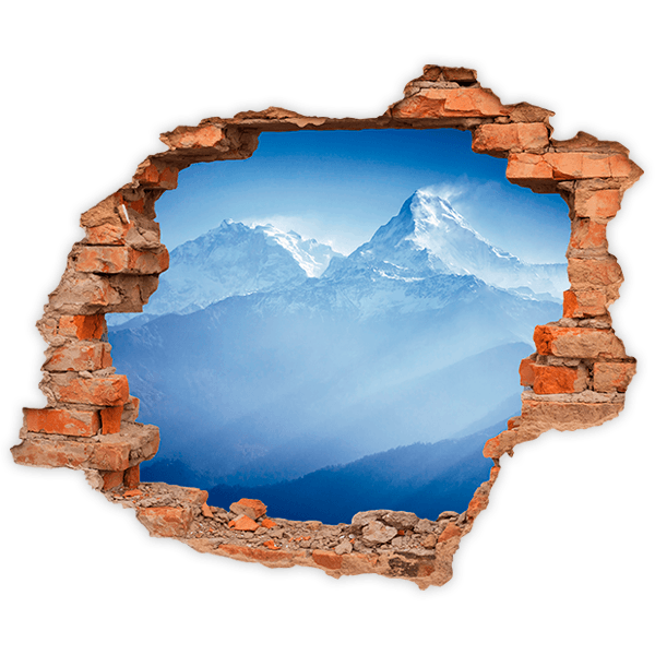 Vinilos Decorativos: Agujero Montañas del Himalaya