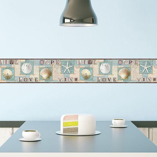 Cenefas decorativas autoadhesivas Cenefas para cocina adhesivas