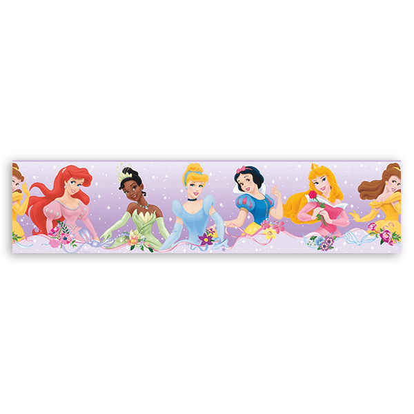 Vinilos Infantiles: Cenefas Princesas Disney