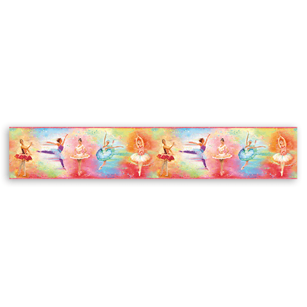 Vinilos Infantiles: Cenefa Infantil Ballet