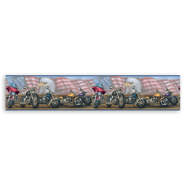 Vinilos Decorativos: Cenefa Harley Davidson