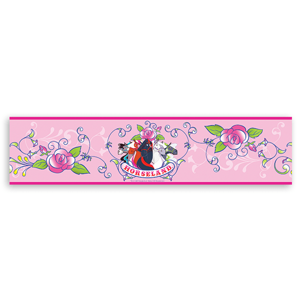 Vinilos Infantiles: Cenefa Horseland