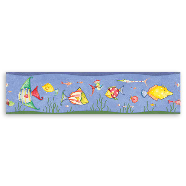 Vinilos Infantiles: Cenefa Peces de Circo