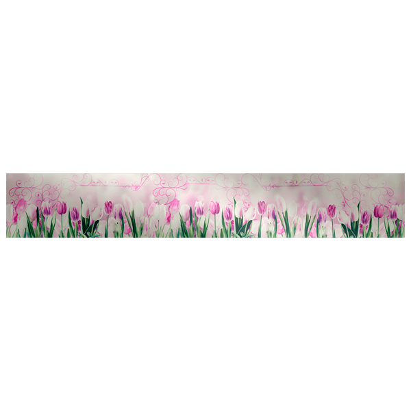 Vinilos Decorativos: Tulipanes y ornamentos