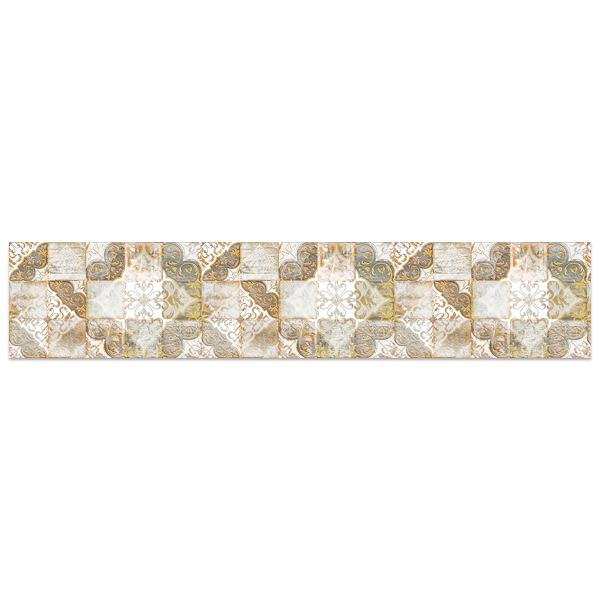 Vinilos Decorativos: Mosaico ornamental desgastado