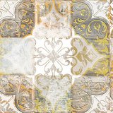 Vinilos Decorativos: Mosaico ornamental desgastado 3
